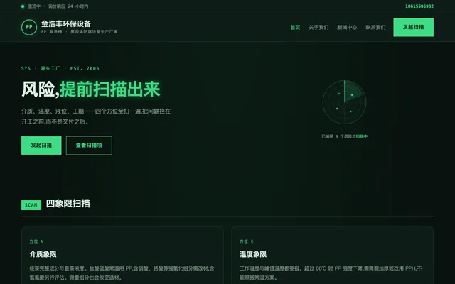 雷达站风 站点预览