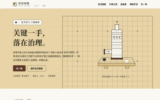 弈青环保 站点预览